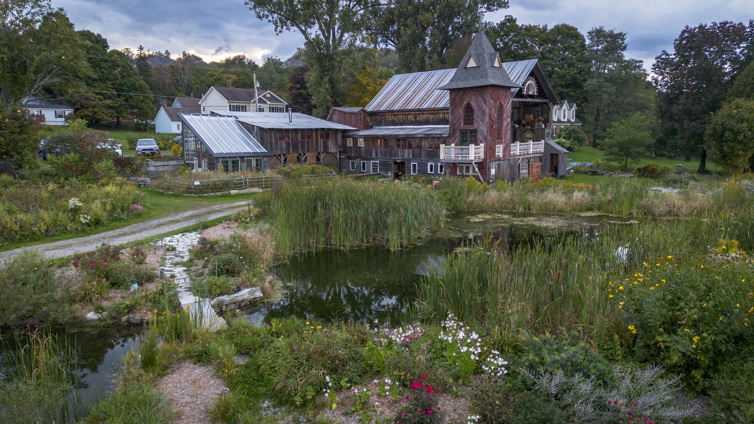 Millstone Hill with Pond in Barre Vermont 2025